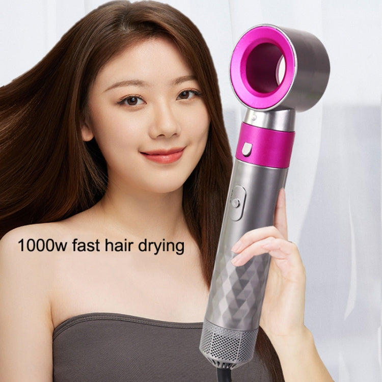 5 In 1 Hot Air Comb Automatic Curling Iron Curling & Straightening Hair Styling Comb Hair Dryer, Power: UK Plug