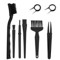 8pcs/set Anti-Static Computer Cleaning Brush Tweezer Set Sweep Keyboard
