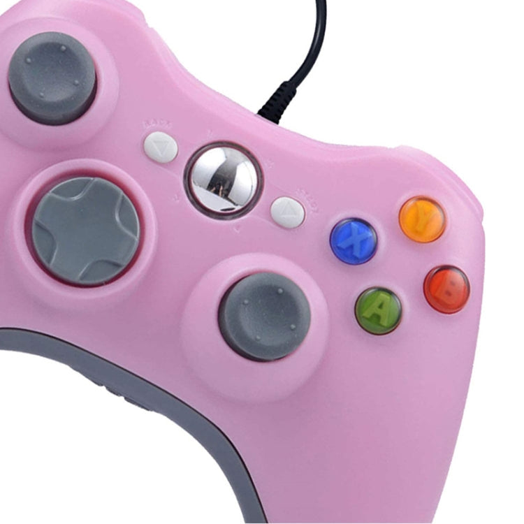 For XBOX 360 Console And PC USB Dual Vibration Wired Gamepad(Red)