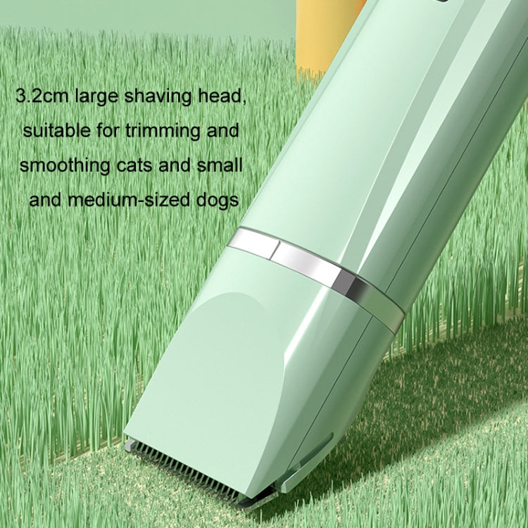 Pet Shaver Cat Dog Paw Hair Clipper Electric Fader, Color: 4 in 1 White