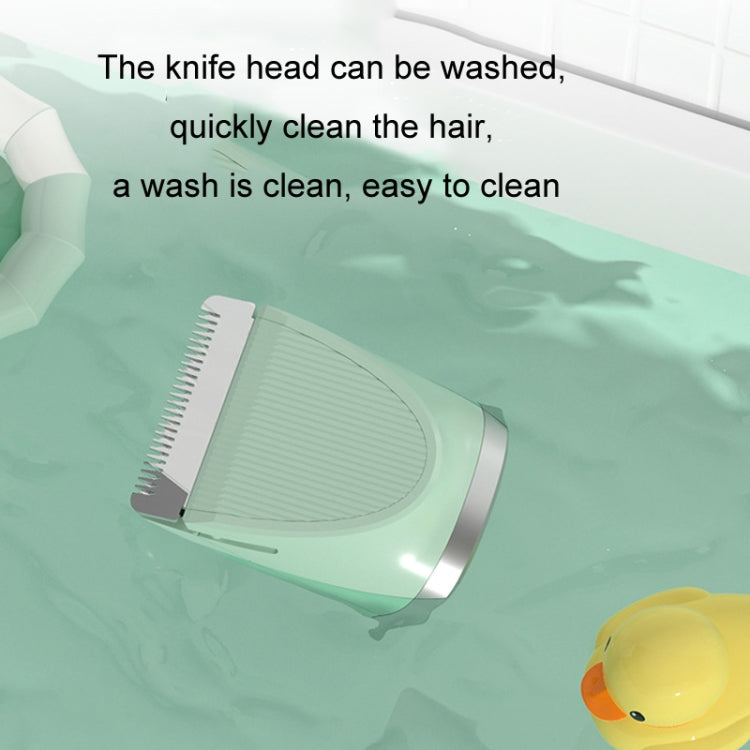 Pet Shaver Cat Dog Paw Hair Clipper Electric Fader, Color: 2 in 1 Green