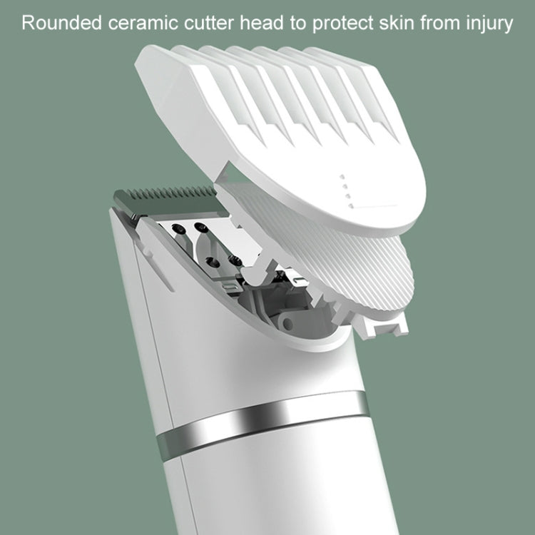 Pet Shaver Cat Dog Paw Hair Clipper Electric Fader, Color: 4 in 1 Green