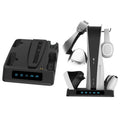 For PSVR2 / PS5 Gamepad Seat Charger With Display Light Multi-Functional Heat Dissipation Base
