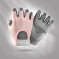 Yoga Sports Gloves Non-slip Shock-absorbing Half-finger Anti-cocoon Gloves, Size: M(Sakura Pink)