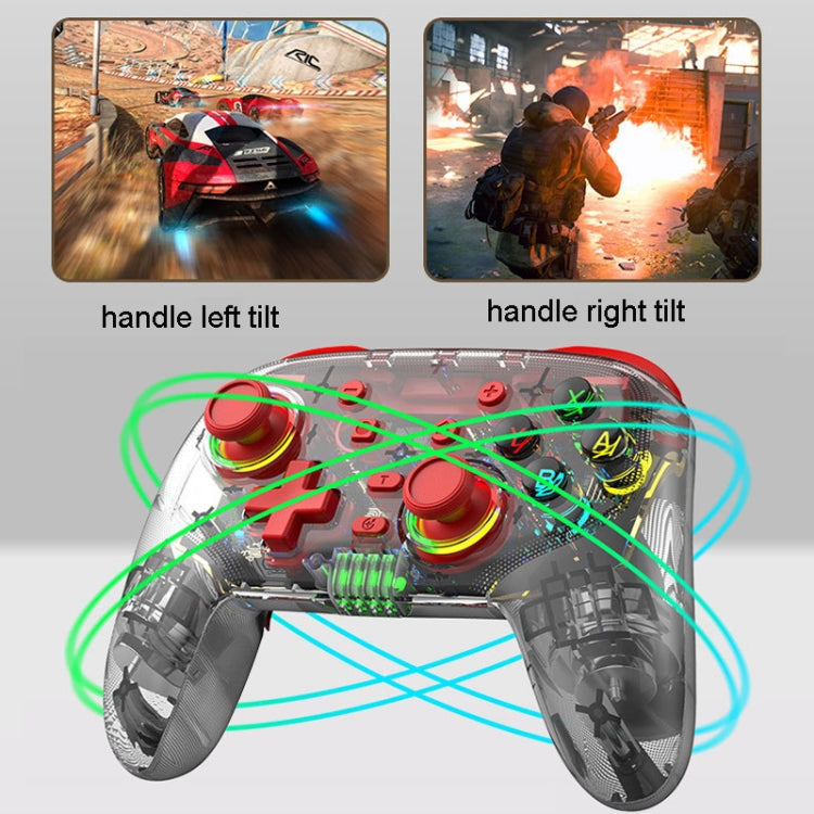 For PS3 / PS4 Dual Vibration Wireless Gamepad With RGB Lights(Green)