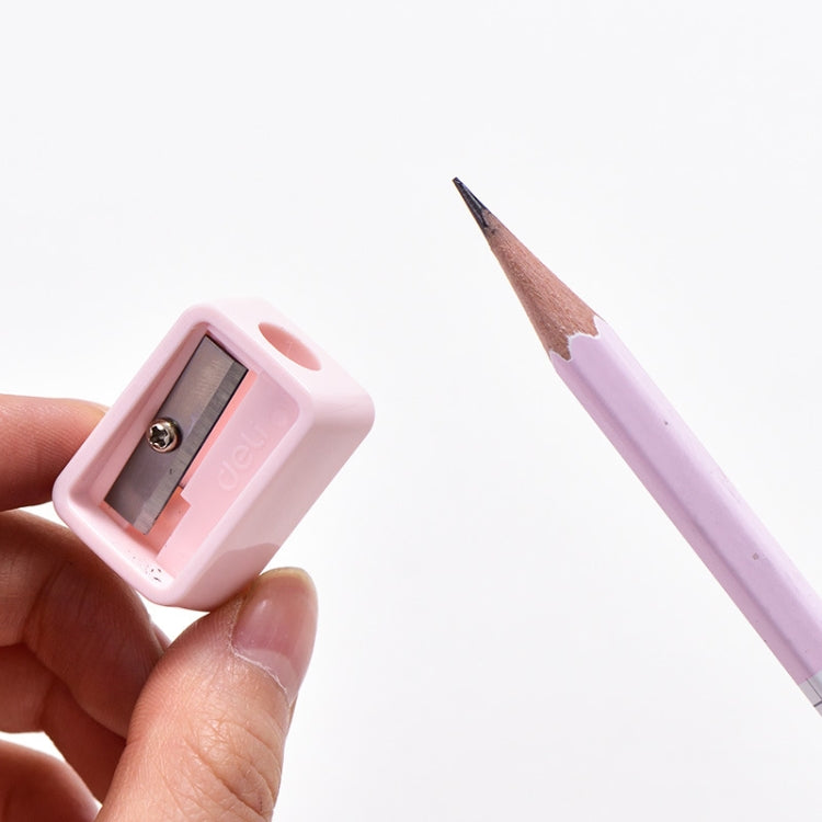 5pcs Deli 0594 Mini Portable Children Pencil Sharpener(Random Color Delivery)