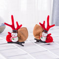 1pair Christmas Hair Accessories Cute Hairpins For Children, Color: Snowman