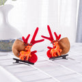 1pair Christmas Hair Accessories Cute Hairpins For Children, Color: Elk
