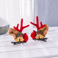 1pair Christmas Hair Accessories Cute Hairpins For Children, Color: Christmas Bell