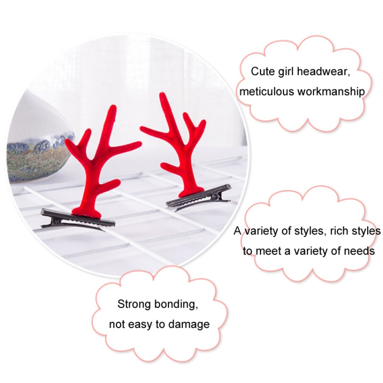 1pair Christmas Hair Accessories Cute Hairpins For Children, Color: Bell