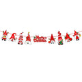 Christmas Alphabet Pull Flag Holiday Party Venue Decoration, Model: HL025