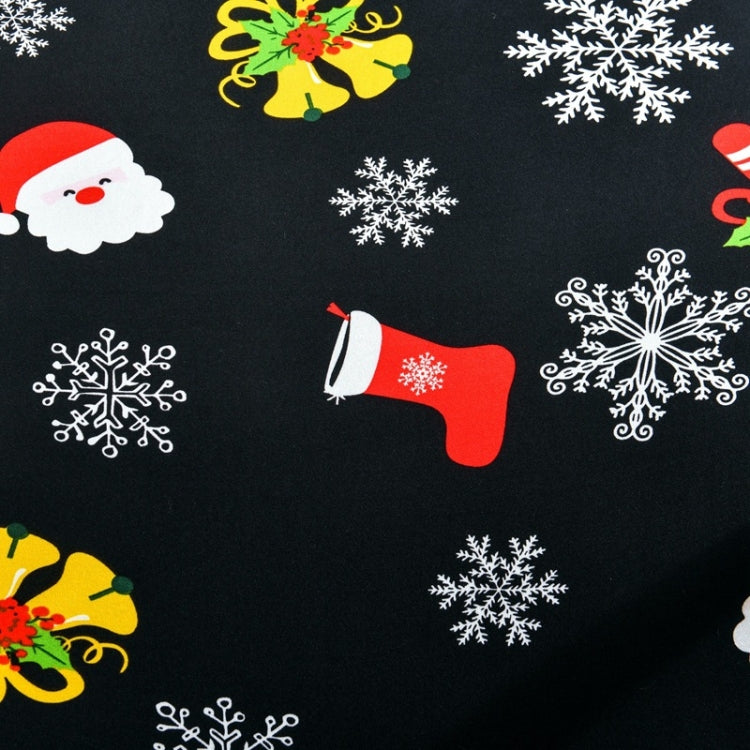 Stretch Chair Cover Office Armrest Lift Computer Chair Seat Cover, Size: M(Happy Christmas Green)