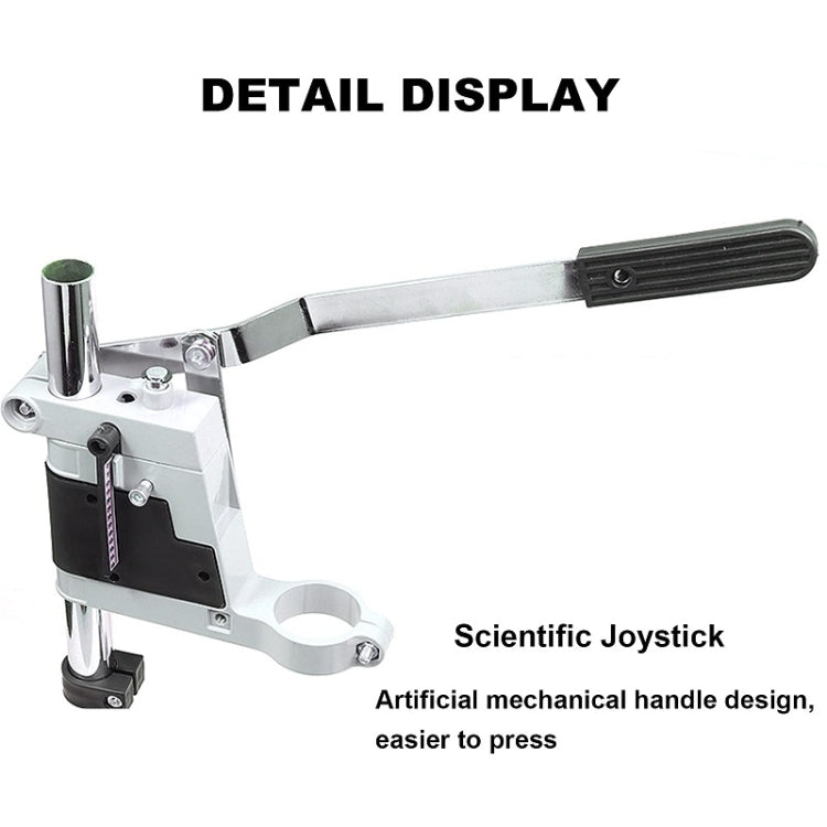 Multifunctional Electric Hand Drill Stand Mini Woodworking Fixed Table, Model: 88647 Iron Base