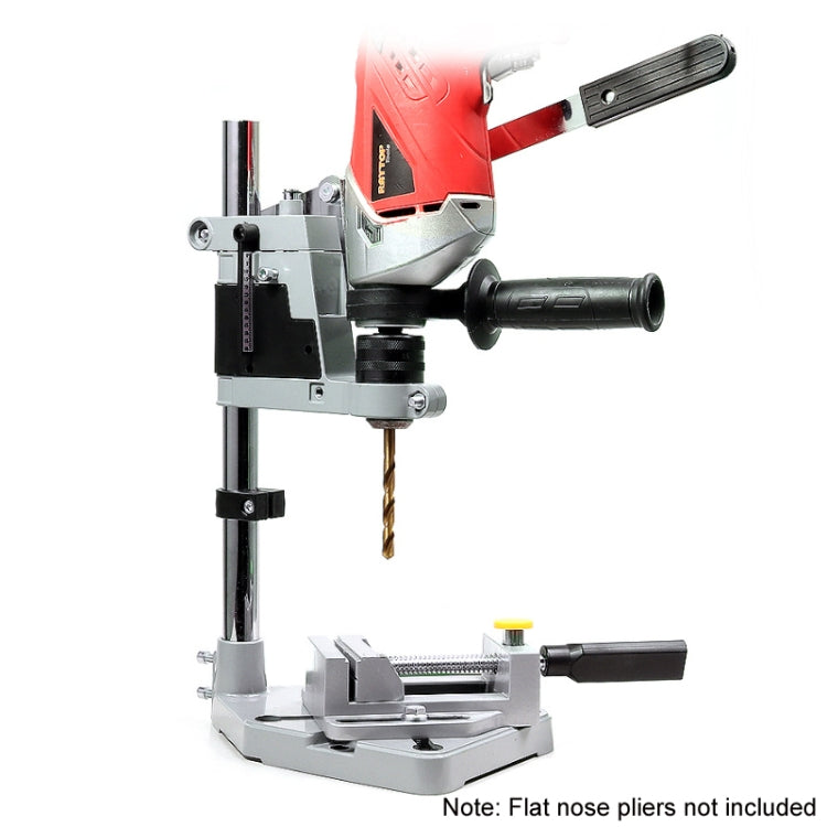 Multifunctional Electric Hand Drill Stand Mini Woodworking Fixed Table, Model: 88647 Iron Base
