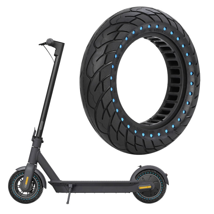 For Kugoo M4 Electric Scooter 10 Inch Inflatable Honeycomb Solid Run-flat Tire(36mm Slot Blue)