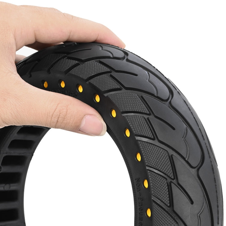For Kugoo M4 Electric Scooter 10 Inch Inflatable Honeycomb Solid Run-flat Tire(36mm Slot Red)