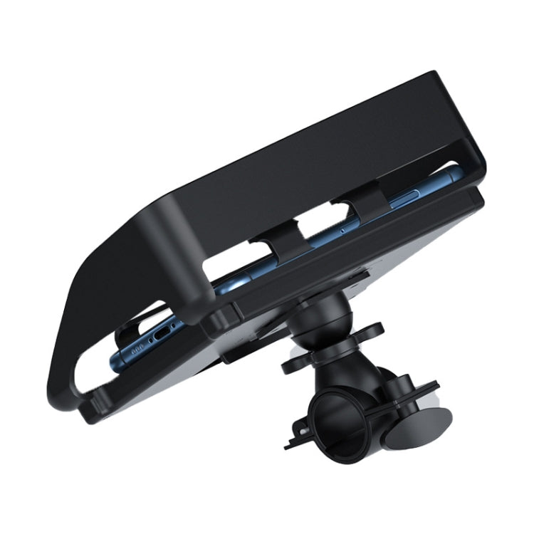 Rotatable Bicycle and Motorcycle Anti-shake Fixed Mobile Phone Holder with Sun Visor, Style: Universal Model