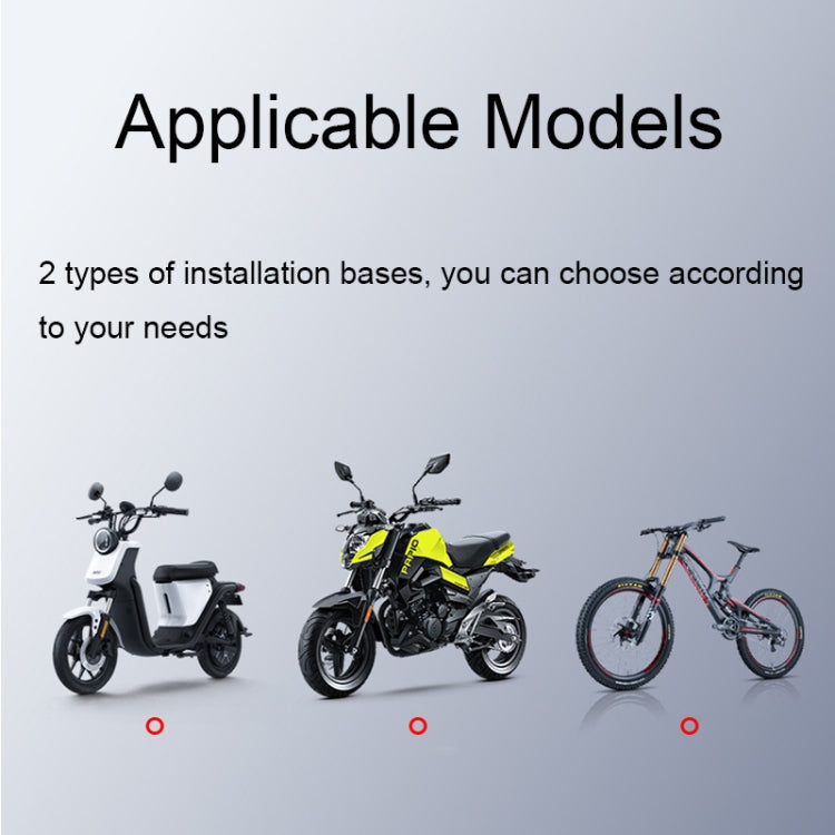 Rotatable Bicycle and Motorcycle Anti-shake Fixed Mobile Phone Holder with Sun Visor, Style: Classic Model