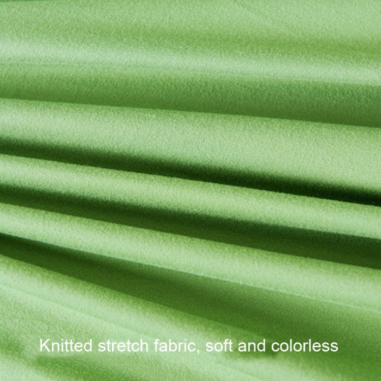 Armless Stretch Sofa Bed Cover All Inclusive Folding Sofa Bed Cover Shade, Size: S For 120-155cm Sofa(Green)