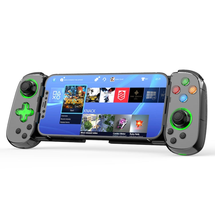 D7 BT5.0 Retractable Gamepad With Light For PC / Android / IPhone /Win7 10 11/Mac OS/Switch(Purple)