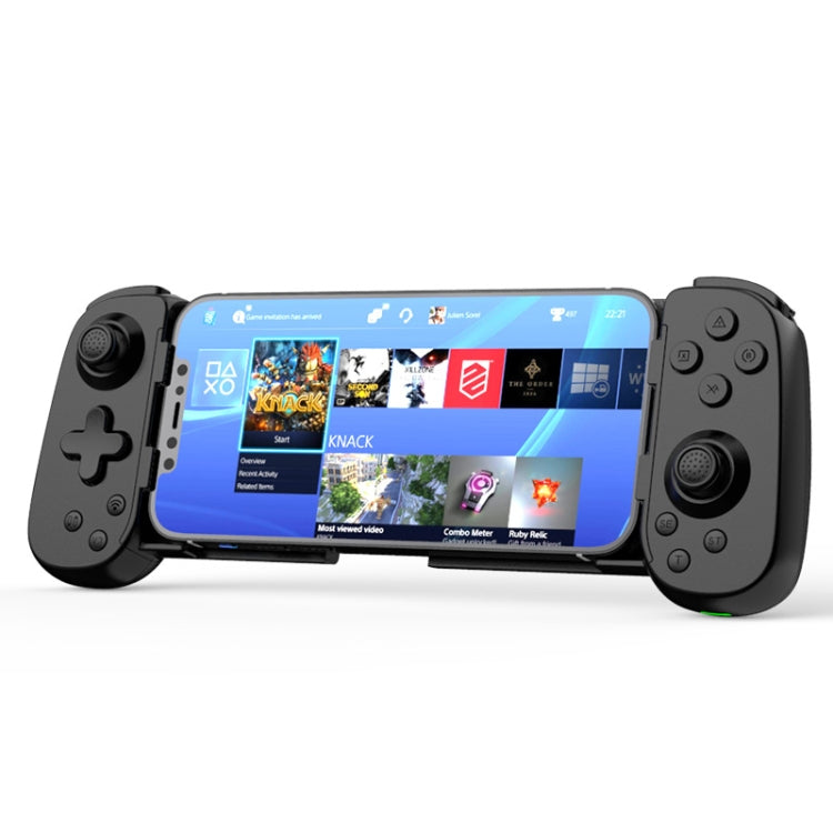 D6  Bluetooth Retractable Gamepad Dual Hall Six-Axis Somatosensory For Android/IPhone /Switch(White Red)