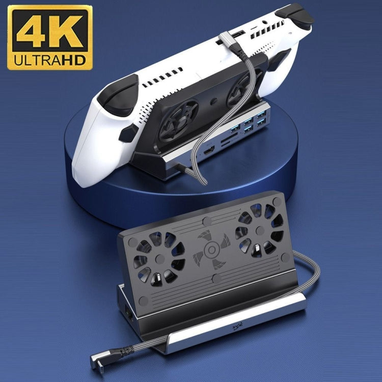 9 -in -1 For ASUS ROG Ally 100W PD Charging Game Console Stand Multifunctional USB 3.0 Docking Station