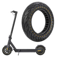 For Ninebot MAX G30 Electric Scooter 10x2.5 Inflatable Honeycomb Solid Run-flat Tire(44mm Slot Yellow)