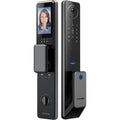 S61 Fully Automatic 3D Face Recognition Tuya Wifi Smart Fingerprint Lock Anti-theft Password Lock(Space Gray)