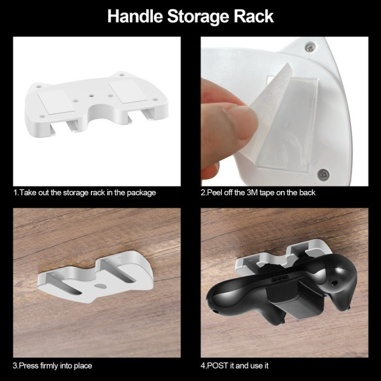 Suspension Handle Storage Rack Gamepad Table Bottom Bracket, For Switch Pro / Xbox Series X / Xbox Series S / Xbox One / Xbox One S / Xbox 360(White Color Box)