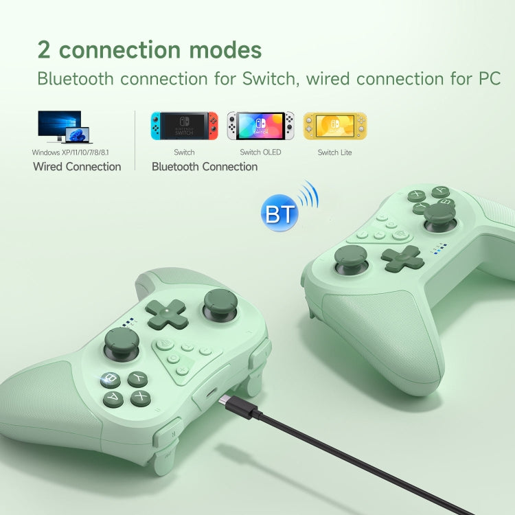 EasySMX T37 Wireless Joysticks Game Controller For Switch / Switch OLED / Switch Lite / PC(Green)