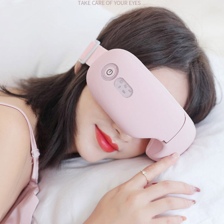 Bluetooth Rechargeable Eye Massager With Heat, Air Pressure And Vibration Massage(Black)