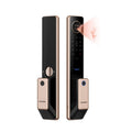 T100A  3D Face Recognition Fingerprint Code Card Digital Door Lock(Rose Gold)