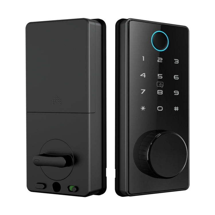 C87 Automatic Fingerprint Lock Entry Door Password Smart Lock(Black)