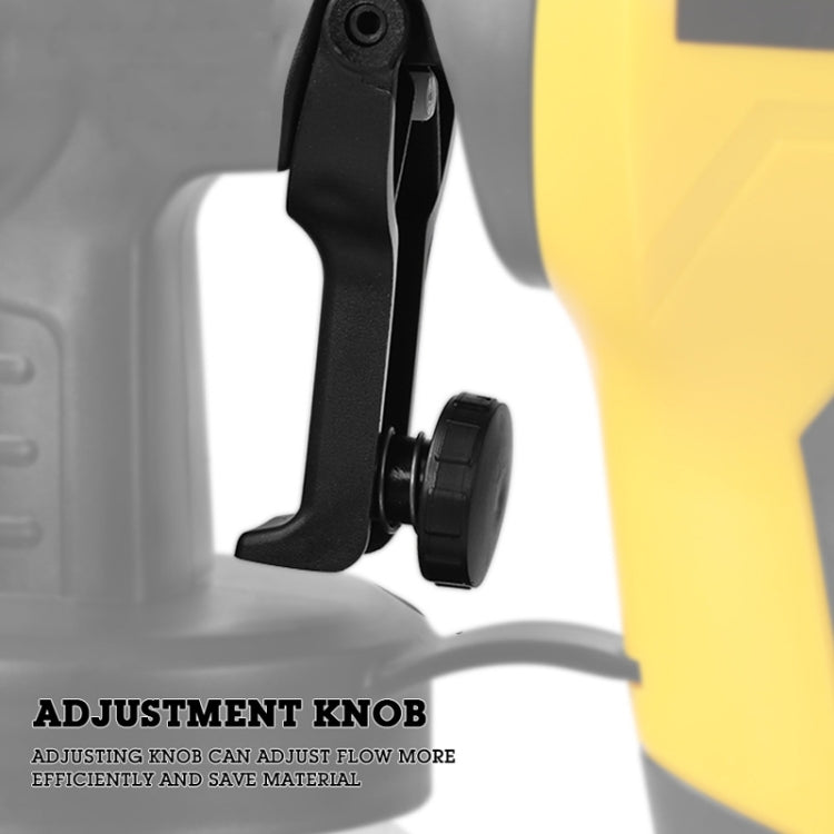 HILDA High Voltage Motorized Paint Spray Tool Portable And Detachable, Specification: US Plug Yellow