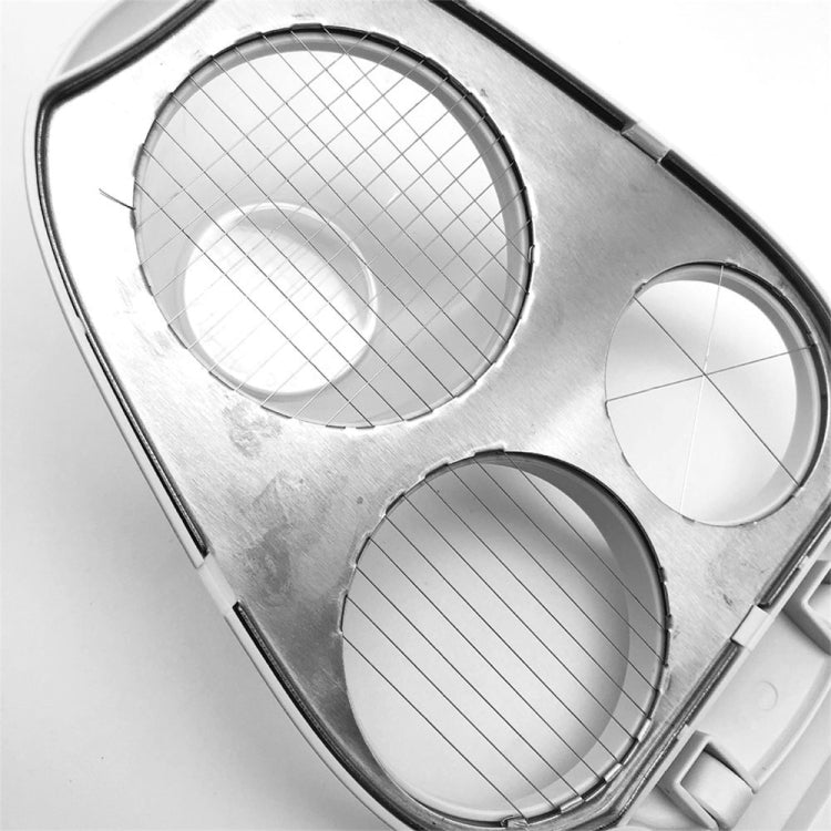 3-in-1 Multifunctional Vegetable Fruits Cutter Fancy Splitter Egg Slicer