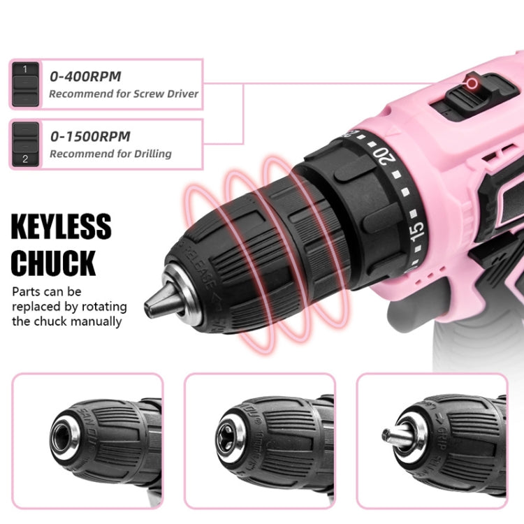 HILDA 12V Cordless Impact Drill Electrical Screwdriver, Plug: EU Plug