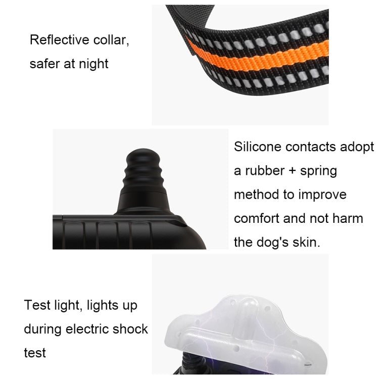 Smart Electronic Remote Control Dog Training Device Waterproof Pets Bark Stopper, Size: For-One-Dog(Fluorescent Green)