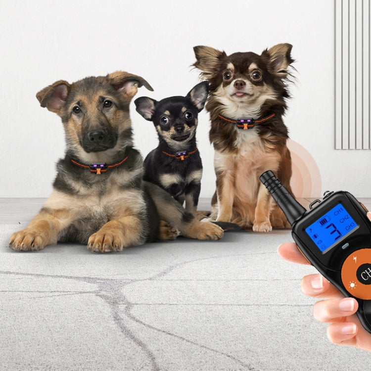 Smart Electronic Remote Control Dog Training Device Waterproof Pets Bark Stopper, Size: For-One-Dog(Red)