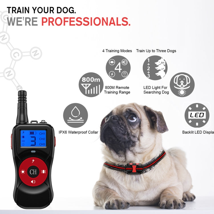 Smart Electronic Remote Control Dog Training Device Waterproof Pets Bark Stopper, Size: For-Two-Dog(Fluorescent Green)