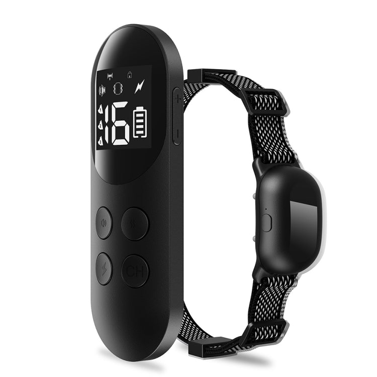 Smart Waterproof Shock Collar For Pets Remote Control Dog Training Device, Size: For-One-Dog(Black)
