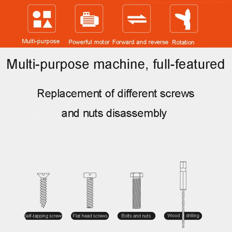 HILDA Multi-Function Li-Ion Screwdriver Mini Screwdriver Set(Black)