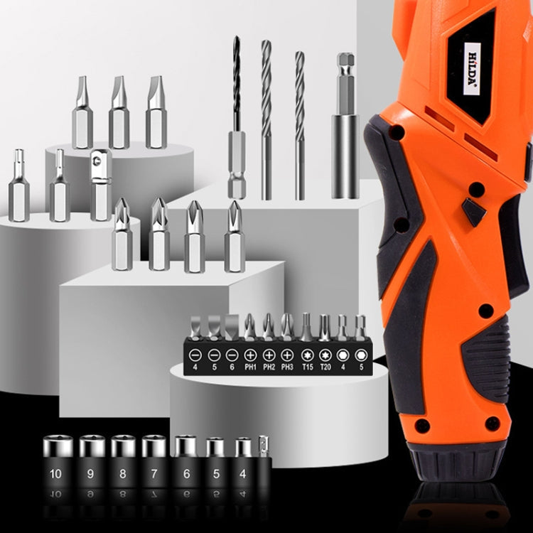 HILDA 47pcs /Set Multi-Function Li-Ion Screwdriver Mini Screwdriver(White)