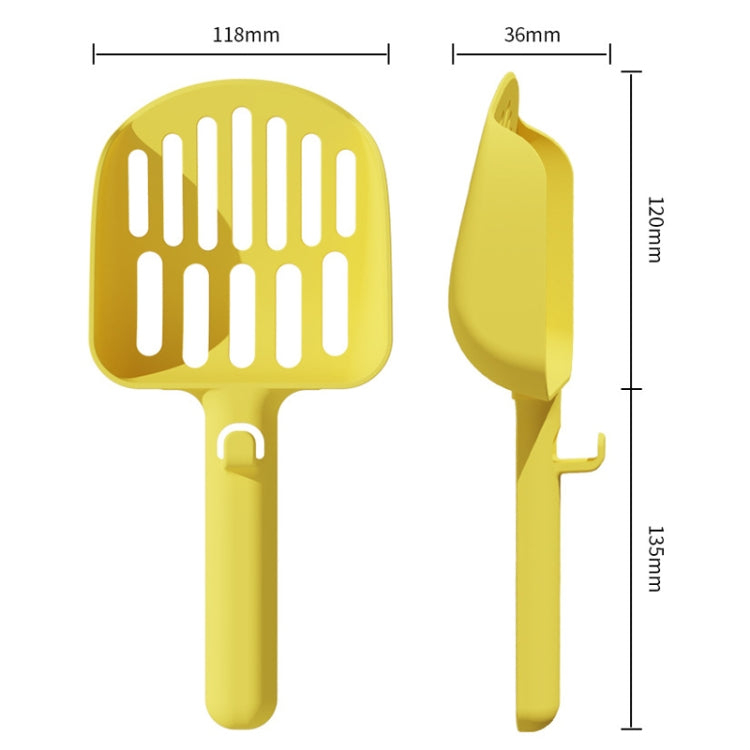Long Handle Hangable Litter Scoop With Large Hole Cat Cleaning Products(Gary)