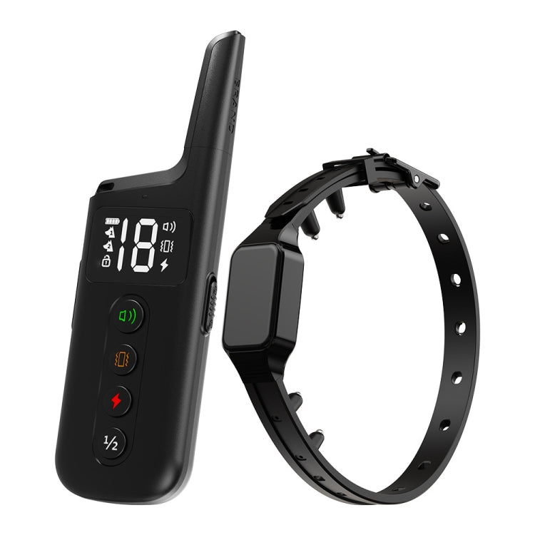 Pet Wrap-around Electric Shock Column Powerful Electronic Training Collar, Style: Receiver + Remote