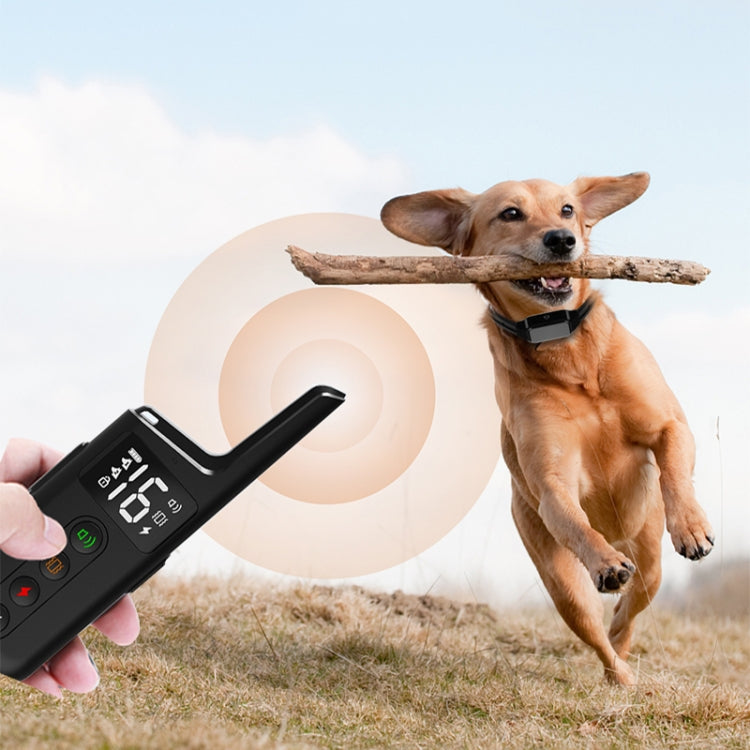 Pet Wrap-around Electric Shock Column Powerful Electronic Training Collar, Style: Receiver + Remote