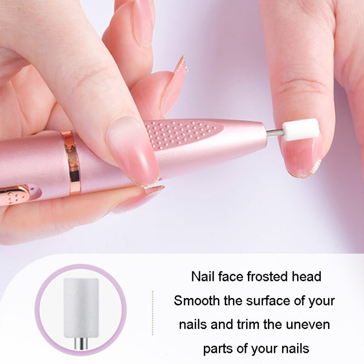 Electrical Nail Polisher Multifunctional Nail Polish Remover Pen Nail Sharpener(Red)