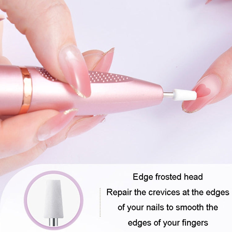 Electrical Nail Polisher Multifunctional Nail Polish Remover Pen Nail Sharpener(Red)