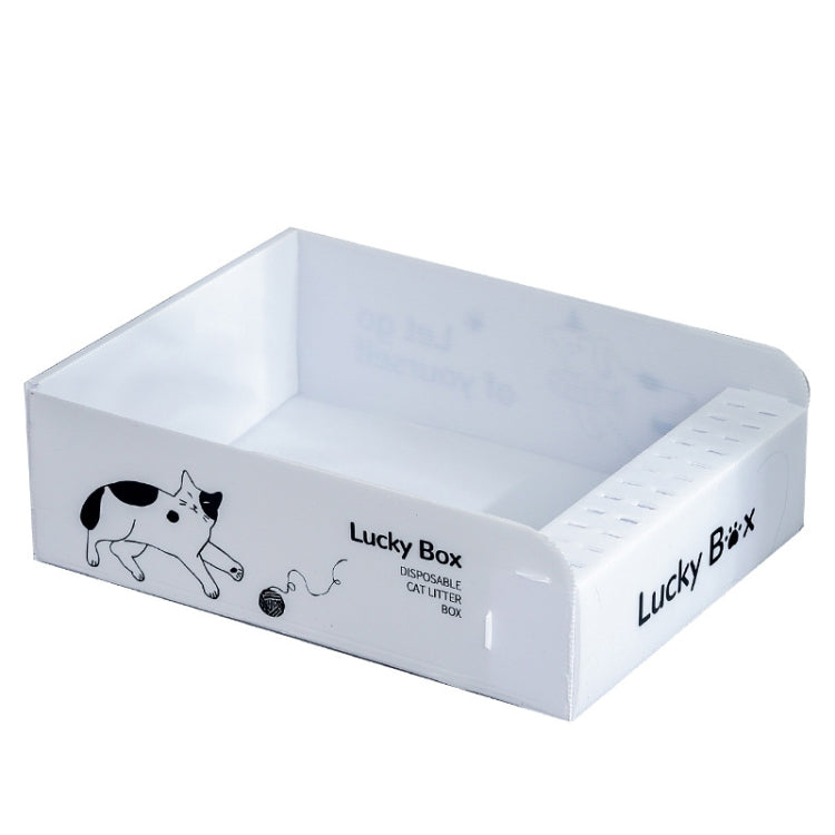 Large Portable Disposable Cat Litter Pan Open No Wash Litter Tray