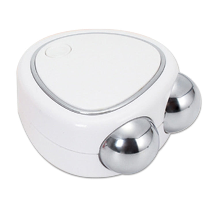 Mini Micro-Current Beauty Instrument Facial Lift Rejuvenating Device Massage Slimming Machine, Style: Acrylic Package(White)