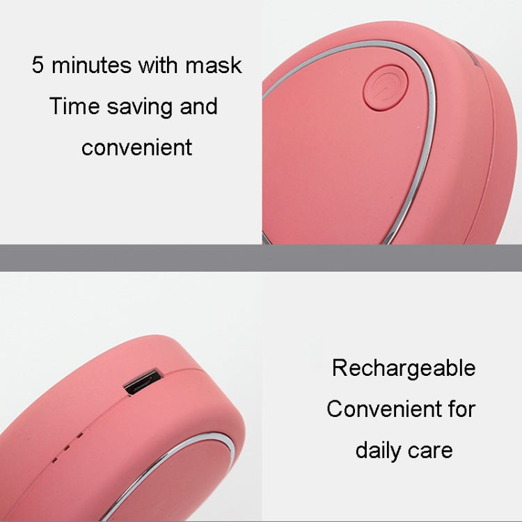 Mini Micro-Current Beauty Instrument Facial Lift Rejuvenating Device Massage Slimming Machine, Style: Acrylic Package(Pink)